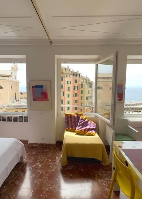Attico Sul Porticciolo Antico Di Camogli Apartment Luaran gambar