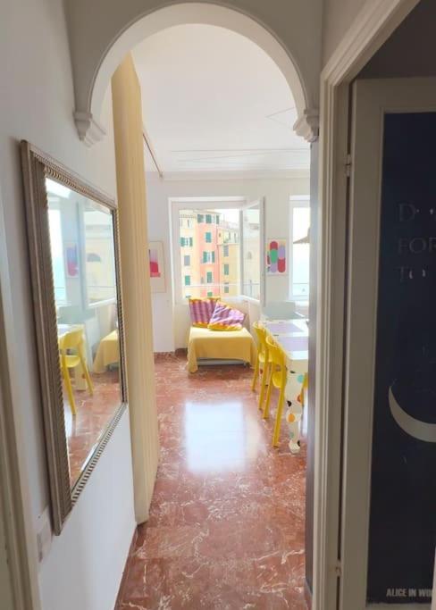 Attico Sul Porticciolo Antico Di Camogli Apartment Luaran gambar