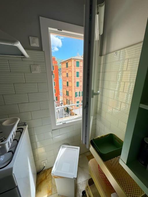 Attico Sul Porticciolo Antico Di Camogli Apartment Luaran gambar